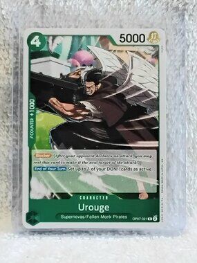 5/$20 Mint Rare One Piece Urouge Character Card OP07-021 by Bandai!!